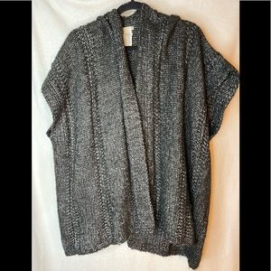 Lucky Brand shawl cardigan short-sleeved textured sweater gently used.